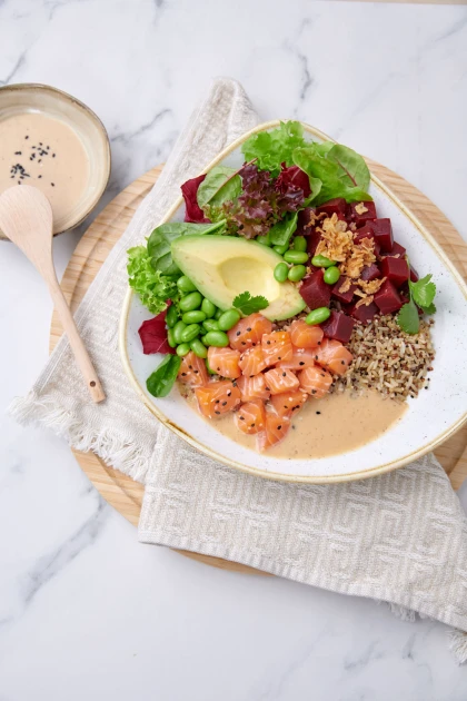 Salmon Avocado Bowl
